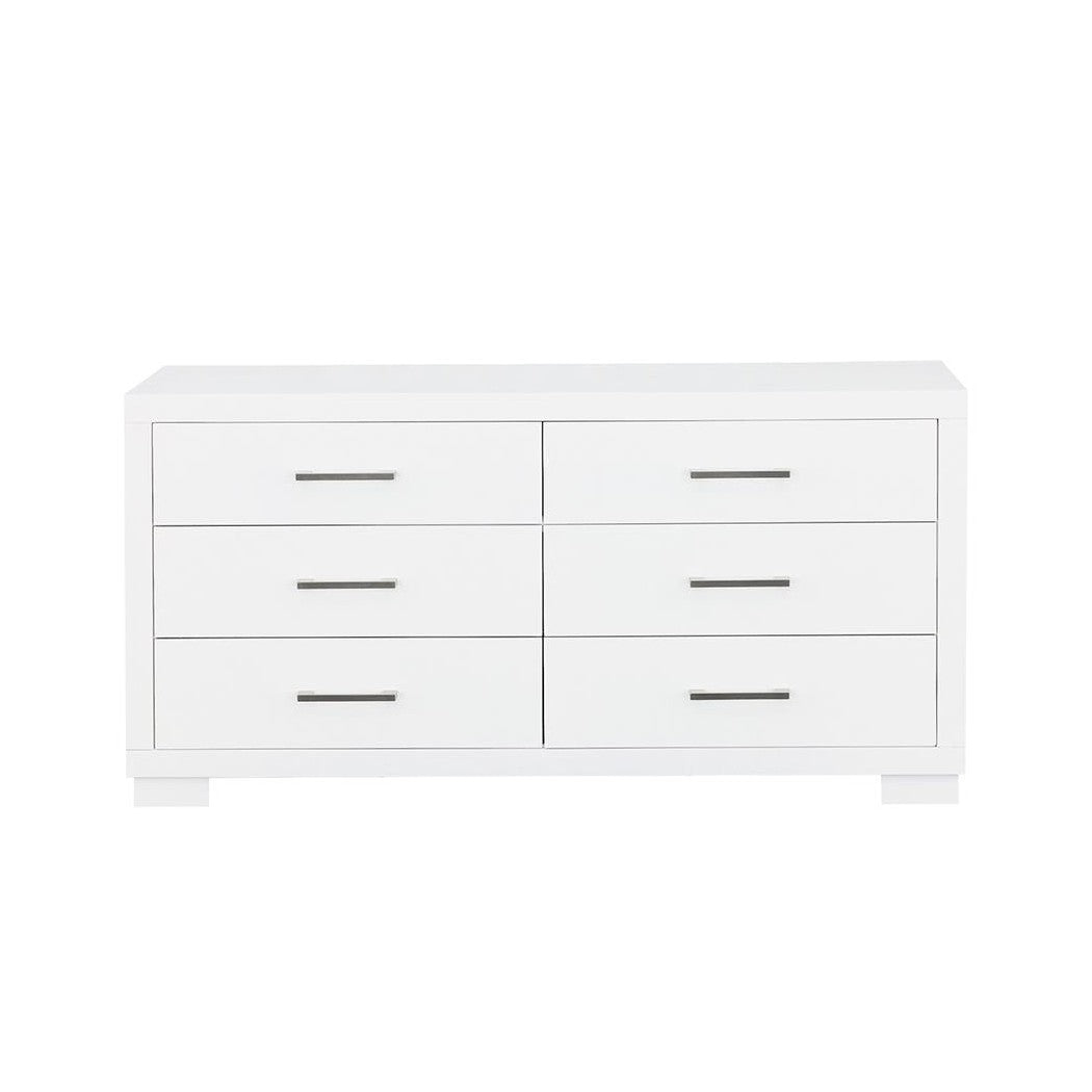 Jessica 6-drawer Dresser White 202993