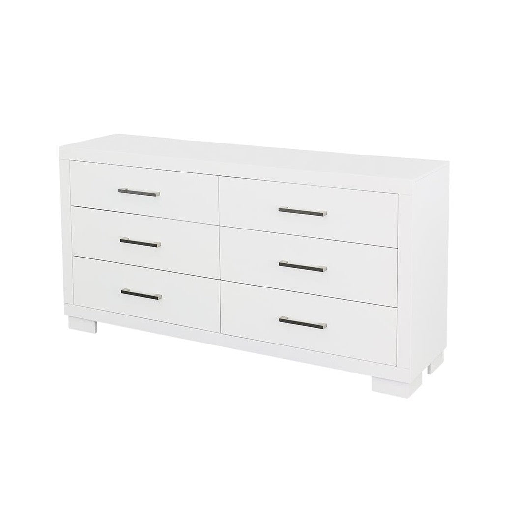 Jessica 6-drawer Dresser White 202993