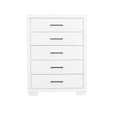 Jessica 5-drawer Chest White 202995