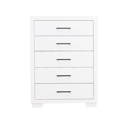 Jessica 5-drawer Chest White 202995