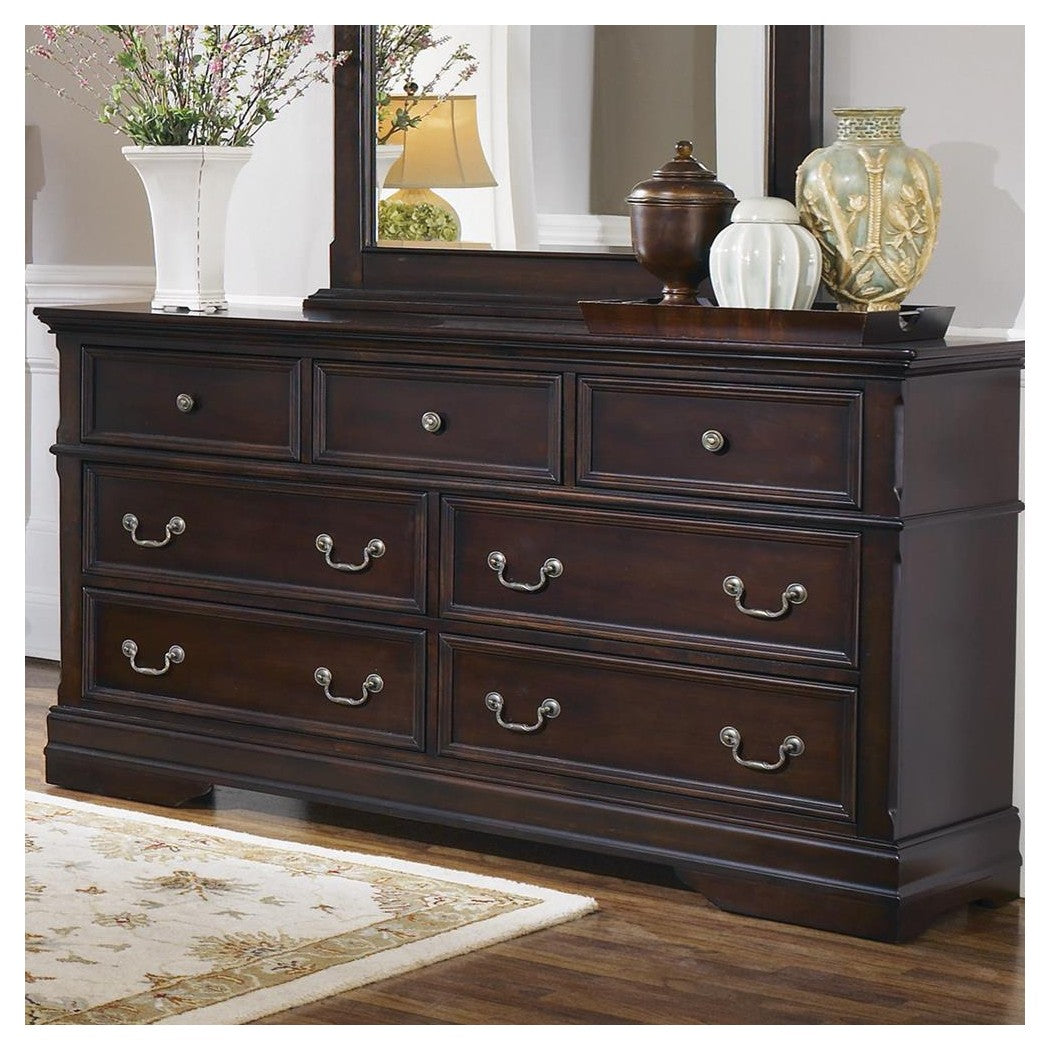 Cambridge 7-drawer Rectangular Dresser Cappuccino 203193