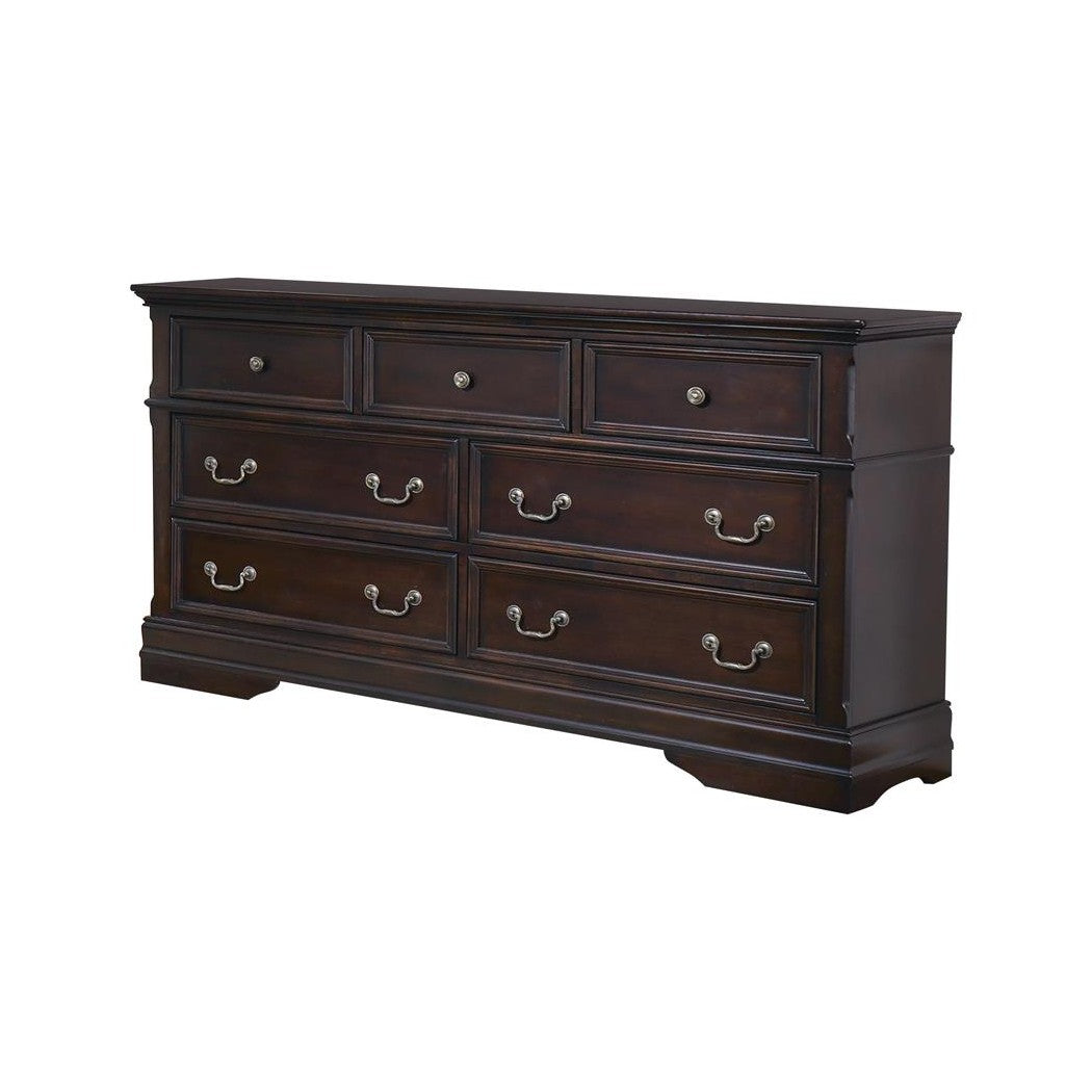 Cambridge 7-drawer Rectangular Dresser Cappuccino 203193