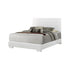 Felicity Queen Panel Bed Glossy White 203501Q