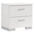 Felicity 2-drawer Nightstand Glossy White 203502