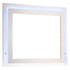 Felicity Mirror Glossy White with LED Light 203504LED