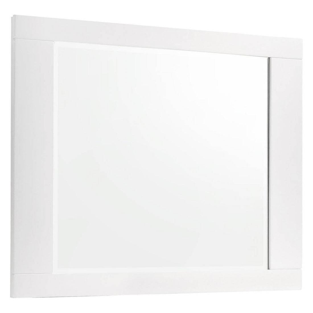 Felicity Rectangle Dresser Mirror Glossy White 203504