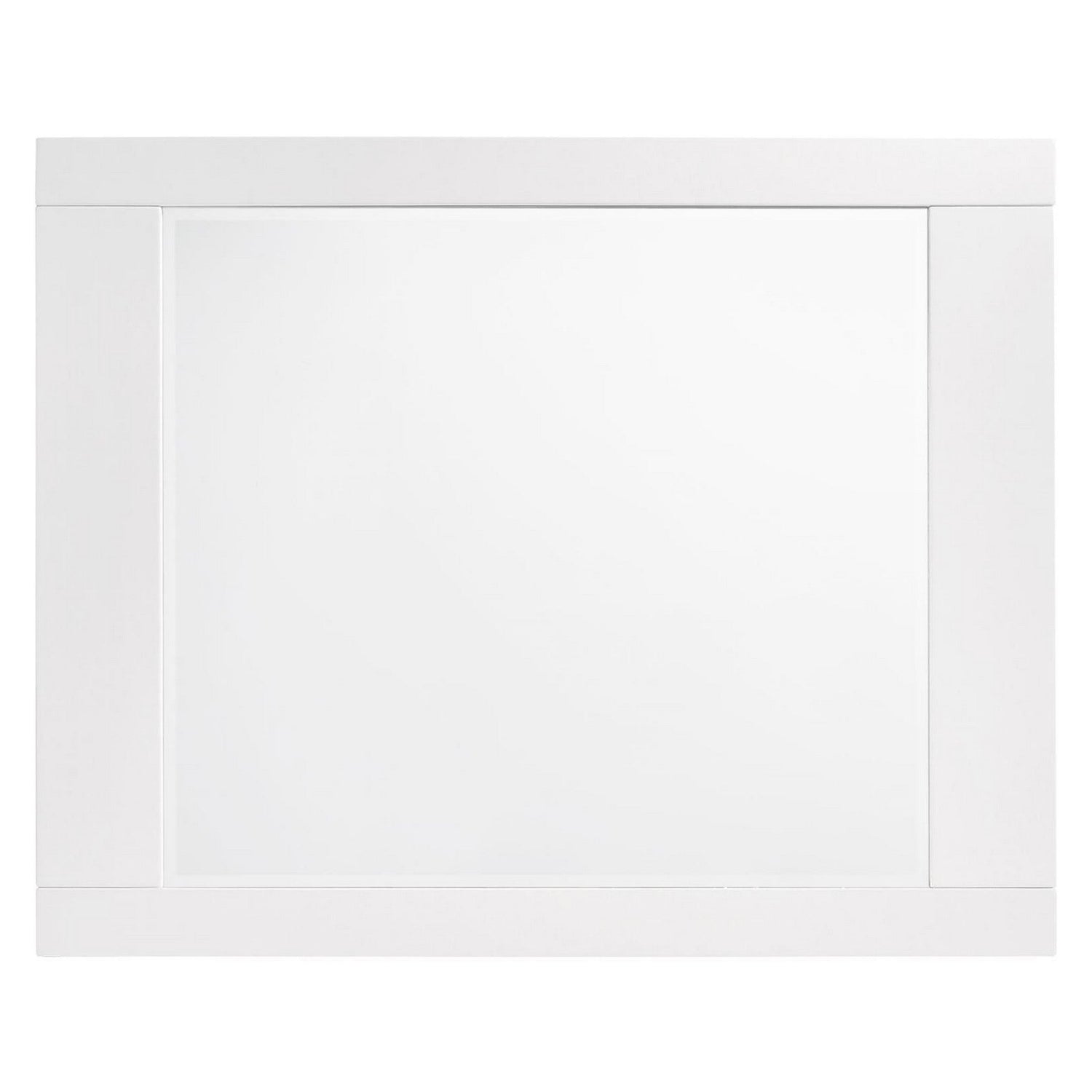 Felicity Rectangle Dresser Mirror Glossy White 203504