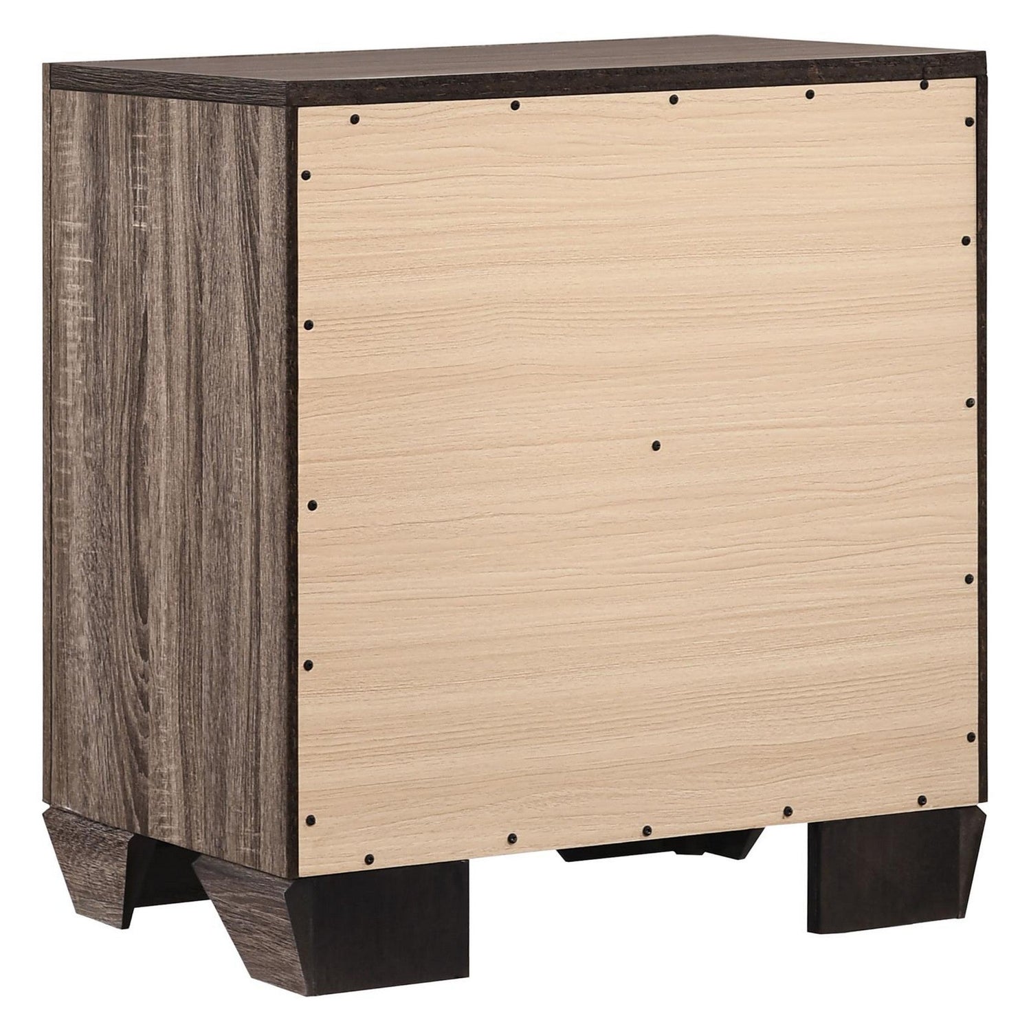 Kauffman 2-drawer Nightstand Washed Taupe 204192