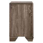 Kauffman 2-drawer Nightstand Washed Taupe 204192