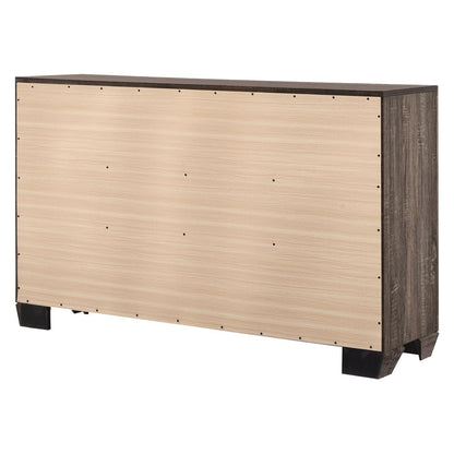 Kauffman 6-drawer Dresser Washed Taupe 204193