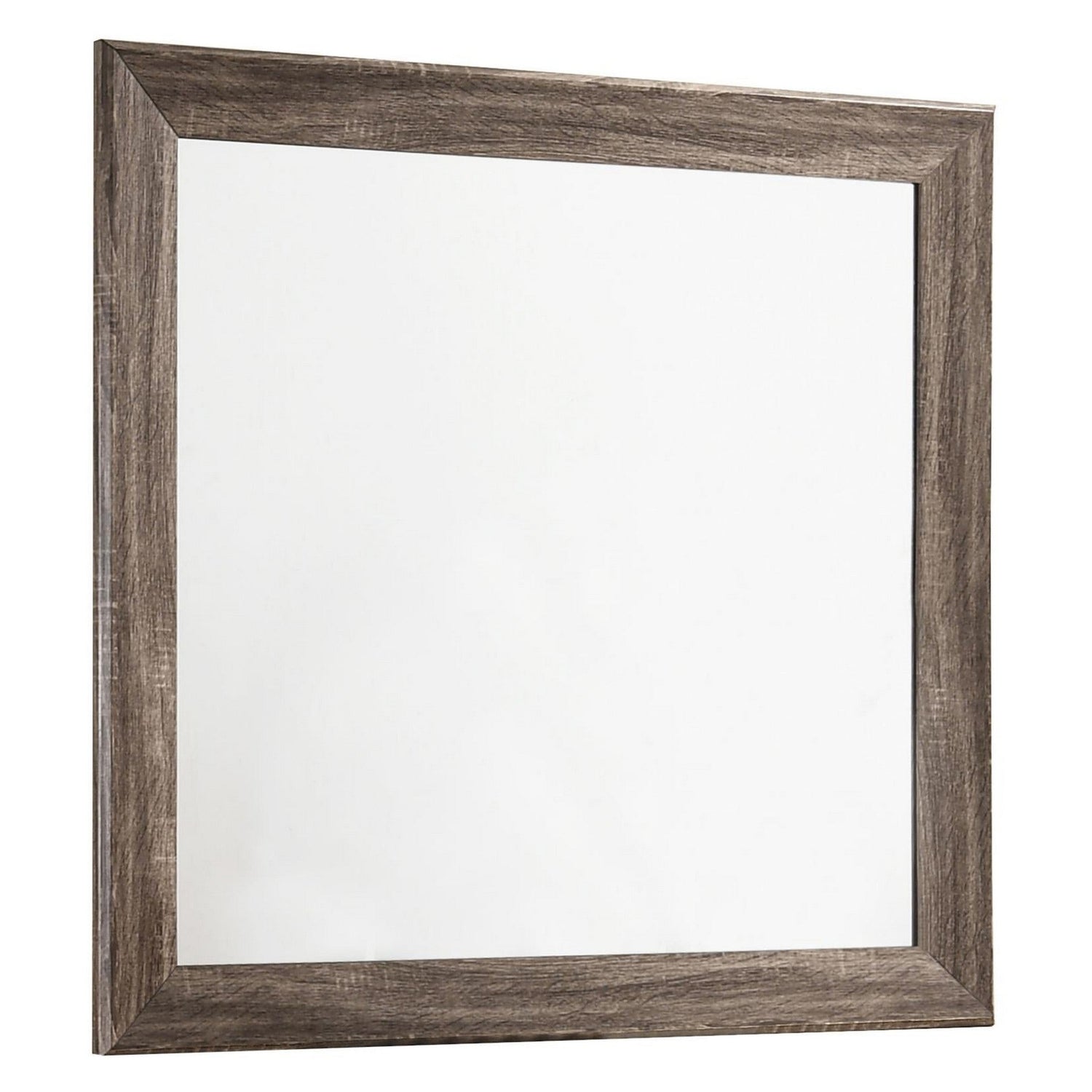 Kauffman Rectangular Mirror Washed Taupe 204194