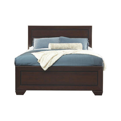 Kauffman Eastern King Panel Bed Dark Cocoa 204391KE