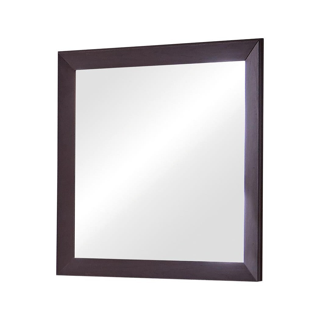 Kauffman Rectangular Mirror Dark Cocoa 204394