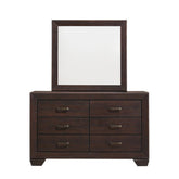 Kauffman Rectangular Mirror Dark Cocoa 204394