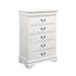 Louis Philippe 5-drawer Chest White 204695