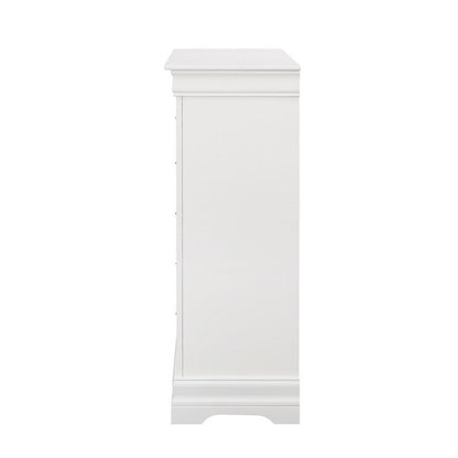 Louis Philippe 5-drawer Chest White 204695