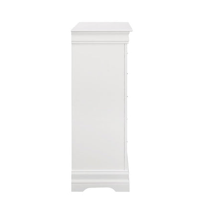 Louis Philippe 5-drawer Chest White 204695