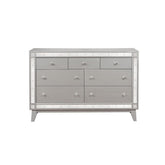 Leighton 7-drawer Dresser Metallic Mercury 204923