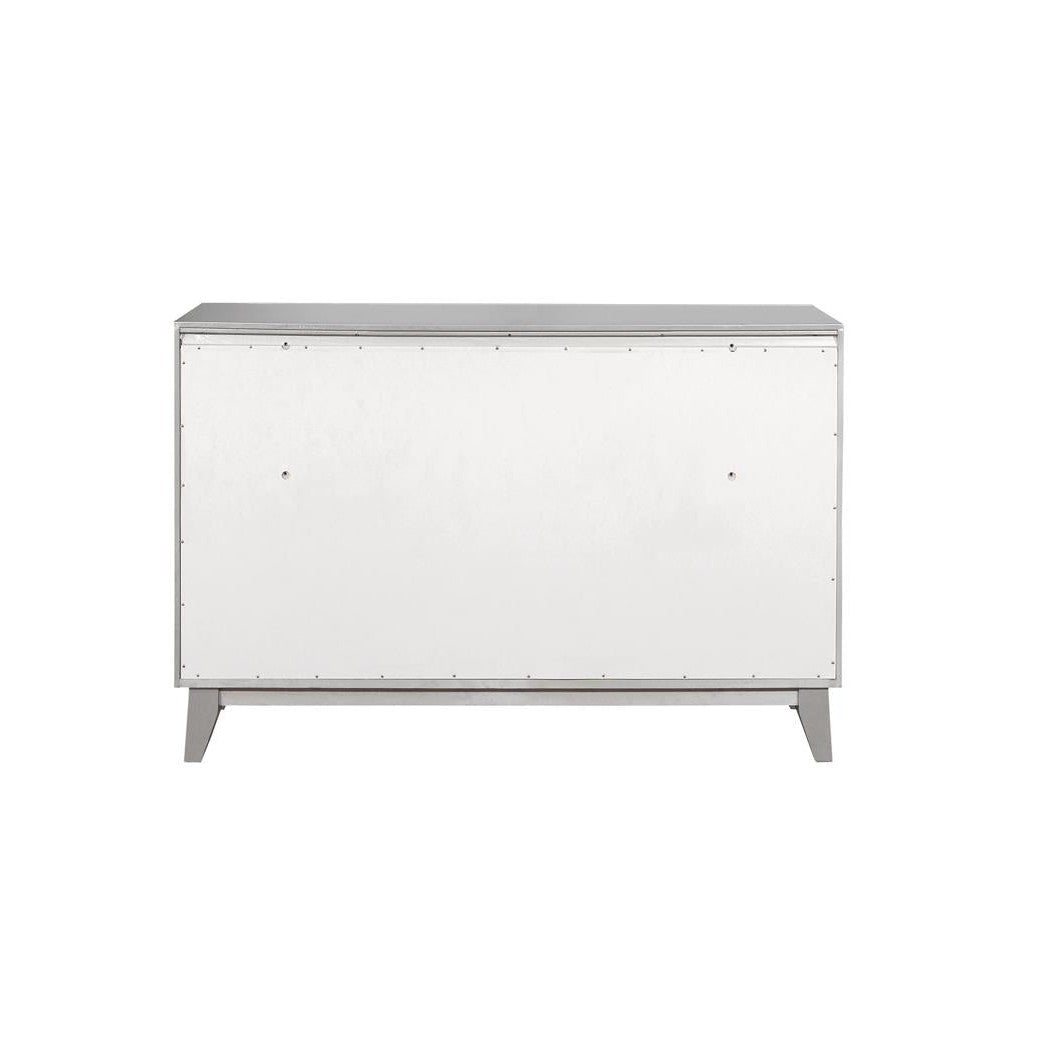 Leighton 7-drawer Dresser Metallic Mercury 204923