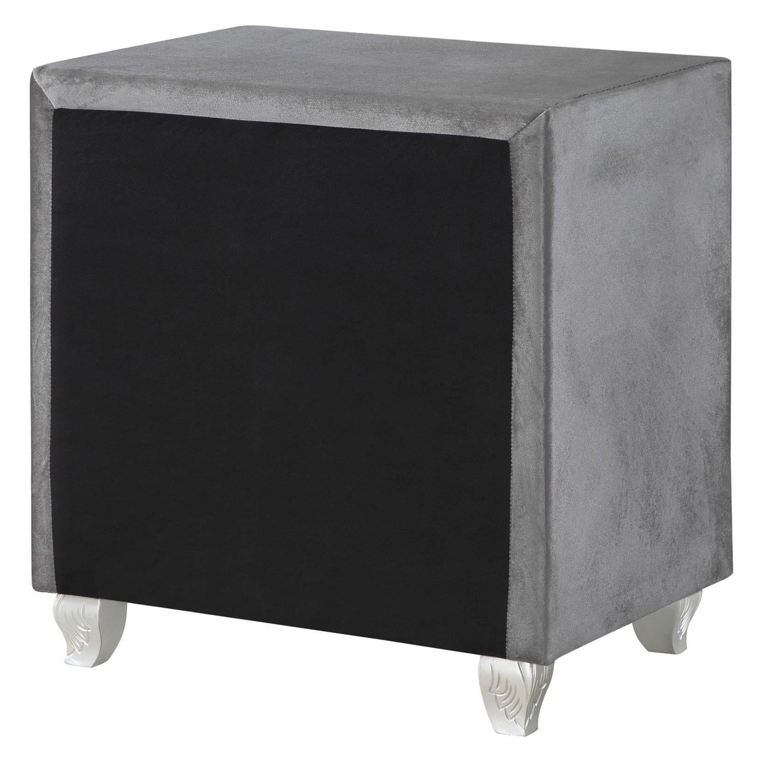 Deanna 2-drawer Rectangular Nightstand Grey 205102