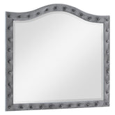 Deanna Button Tufted Mirror Grey 205104