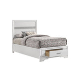 Miranda Twin Storage Bed White 205111T