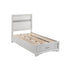 Miranda Twin Storage Bed White 205111T