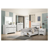 Miranda Twin Storage Bed White 205111T