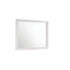 Miranda Rectangular Mirror White 205114