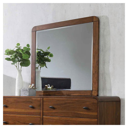 Robyn Rectangular Mirror Dark Walnut 205134