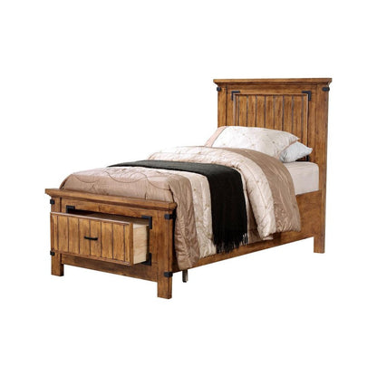 Brenner Twin Storage Bed Rustic Honey 205260T