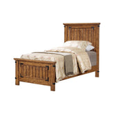 Brenner Twin Panel Bed Rustic Honey 205261T