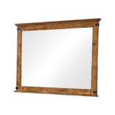 Brenner Rectangular Mirror Rustic Honey 205264