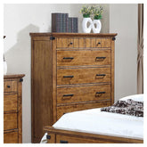 Brenner 7-drawer Chest Rustic Honey 205265