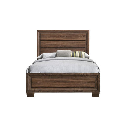 Brandon Full Panel Bed Medium Warm Brown 205321F