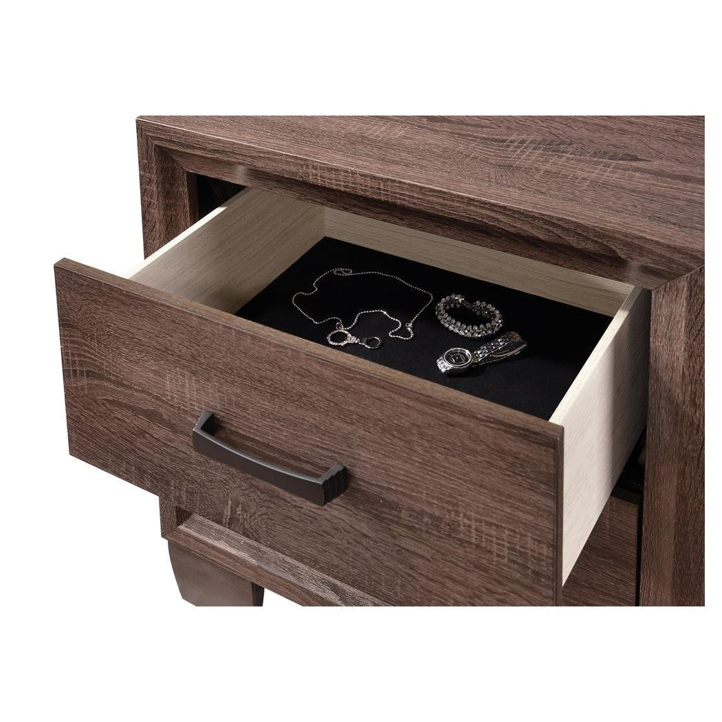 Brandon 2-drawer Nightstand Medium Warm Brown 205322