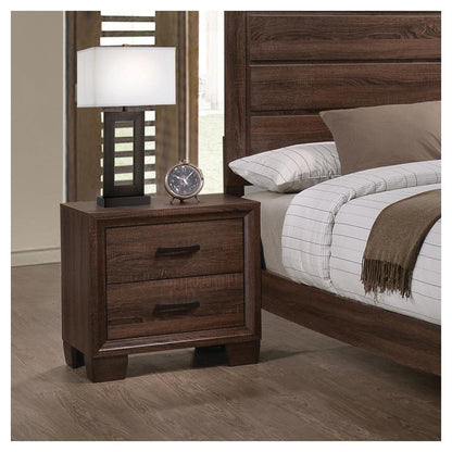 Brandon 2-drawer Nightstand Medium Warm Brown 205322