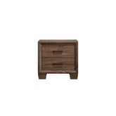 Brandon 2-drawer Nightstand Medium Warm Brown 205322