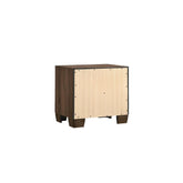 Brandon 2-drawer Nightstand Medium Warm Brown 205322