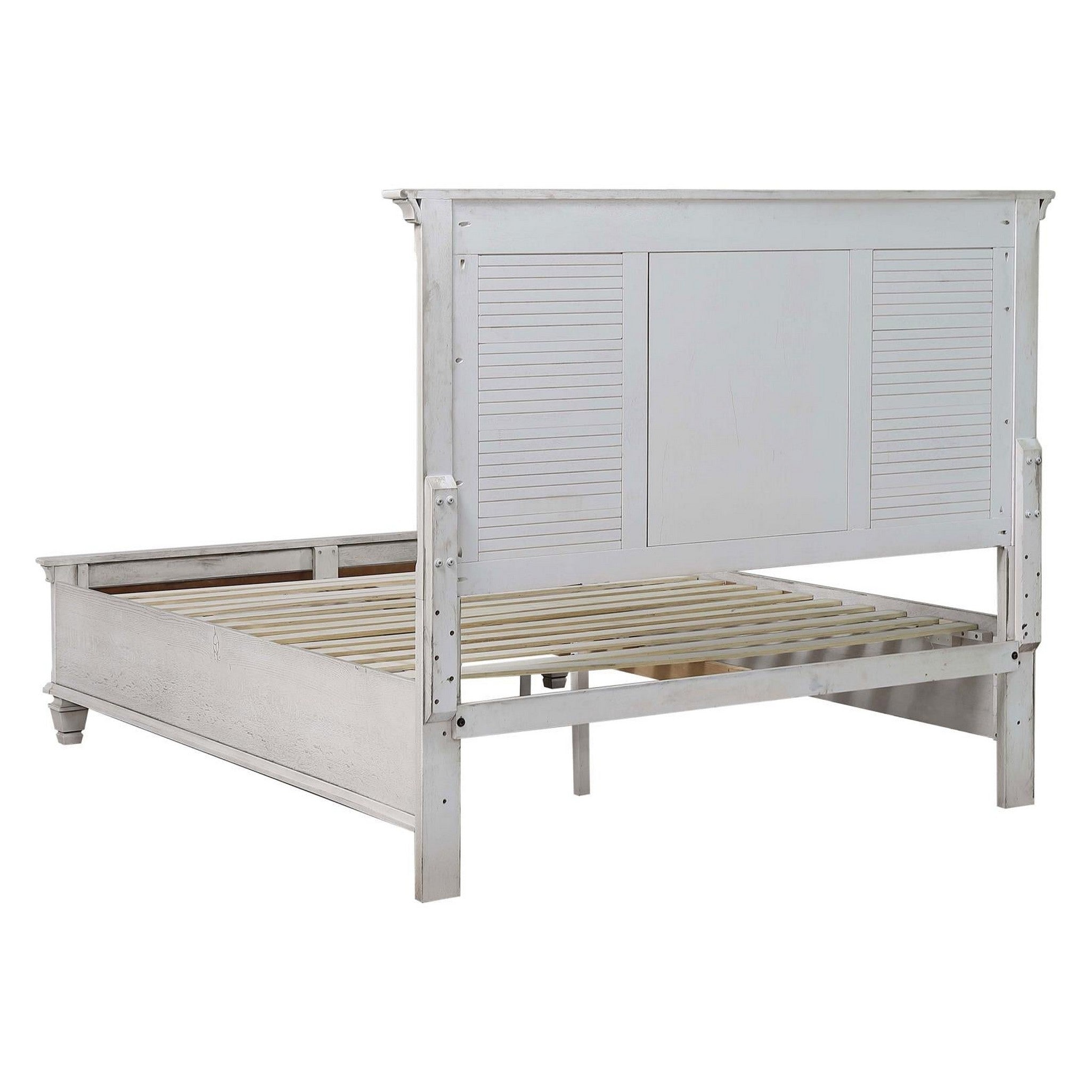 Franco Eastern King Storage Bed Antique White 205330KE