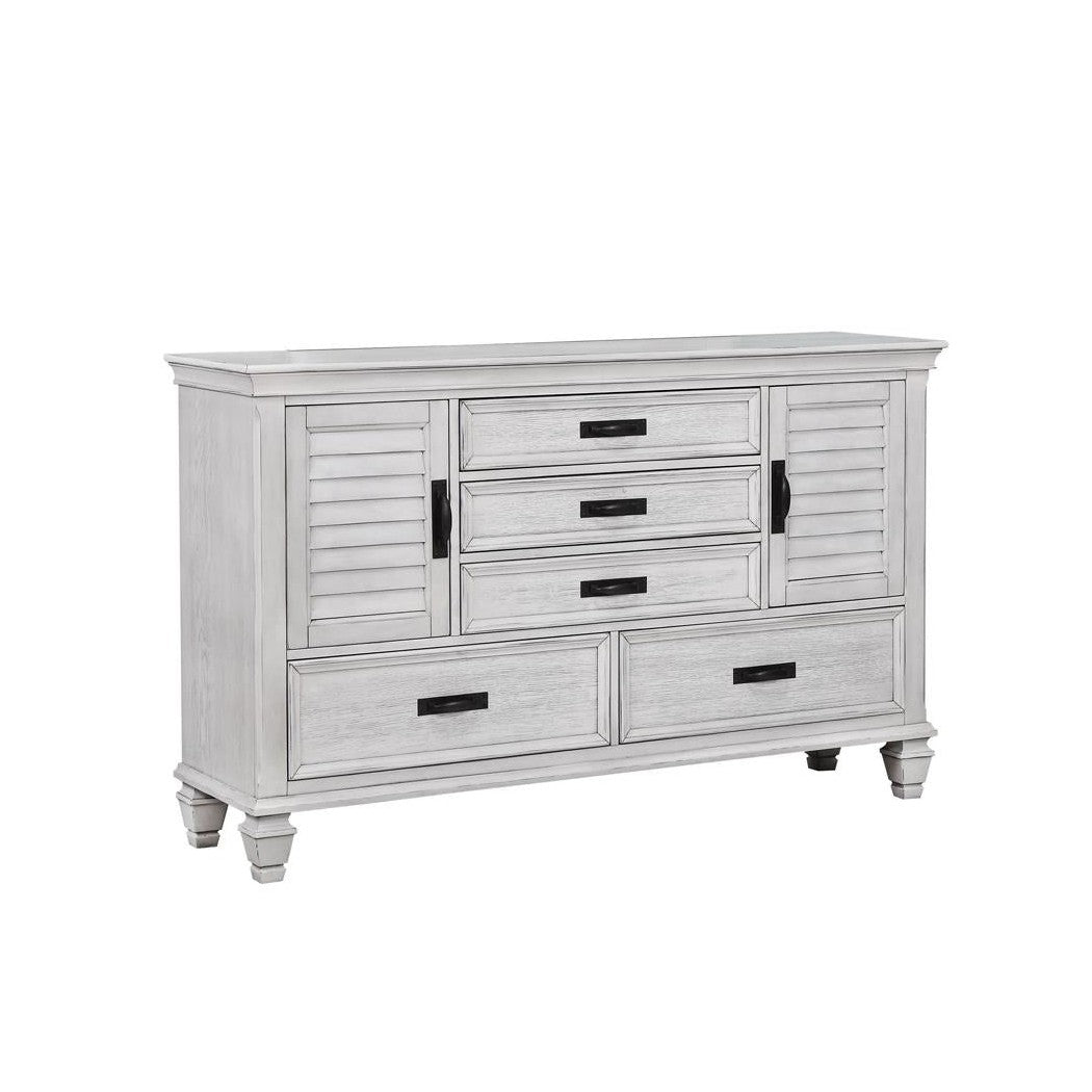 Franco 5-drawer Dresser Antique White 205333