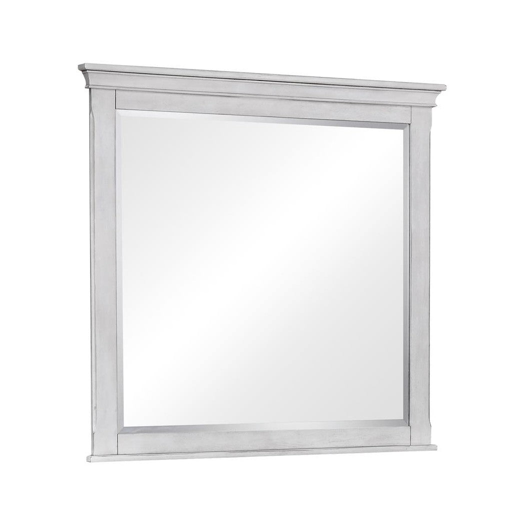 Franco Rectangular Mirror Antique White 205334