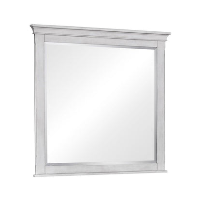 Franco Rectangular Mirror Antique White 205334