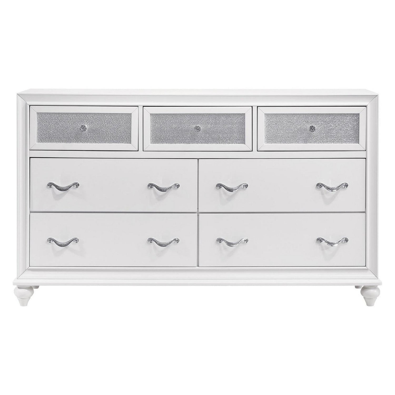 Barzini 7-drawer Dresser White 205893