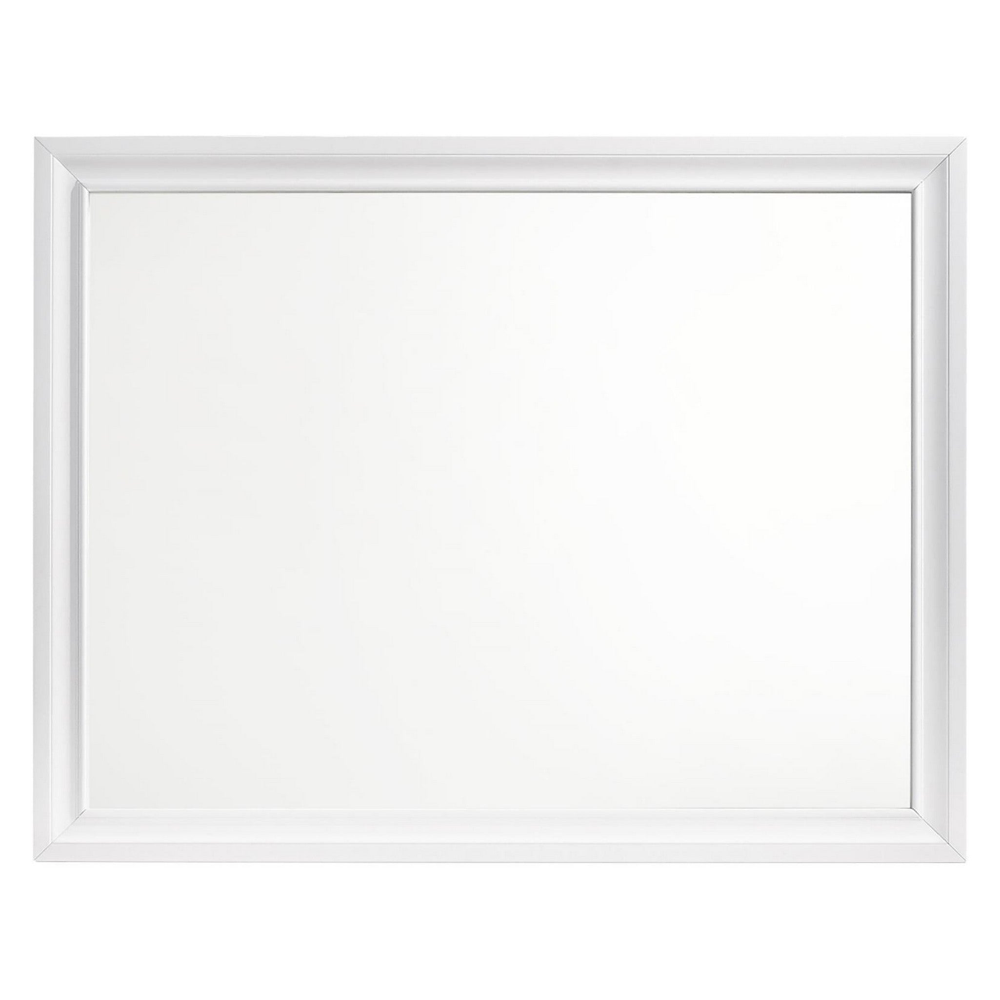 Barzini Rectangle Dresser Mirror White 205894