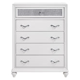 Barzini 5-drawer Chest White 205895