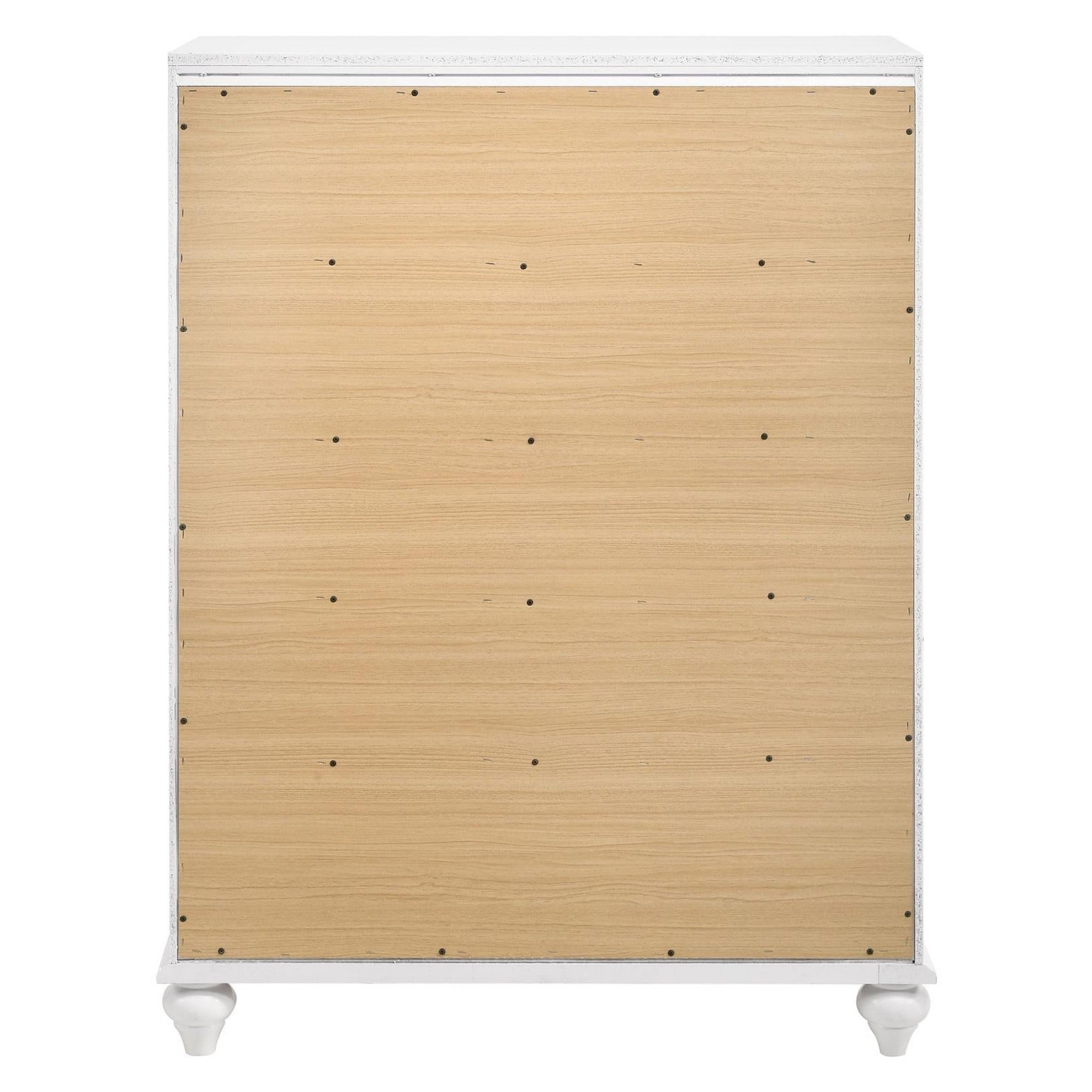 Barzini 5-drawer Chest White 205895