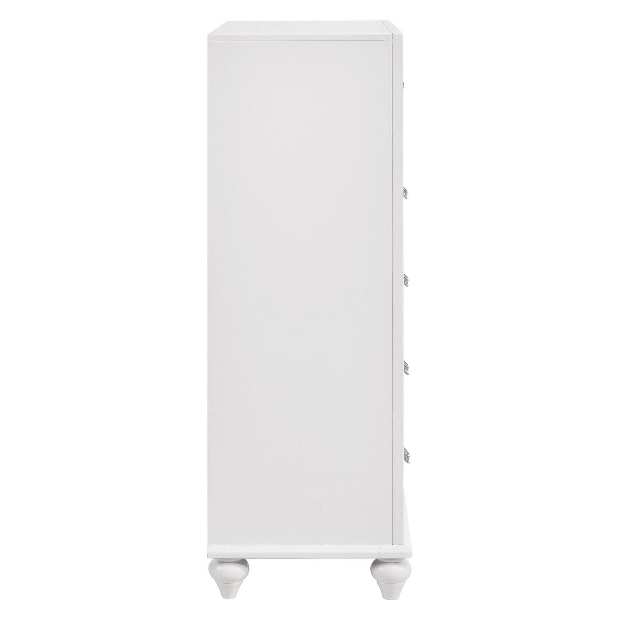 Barzini 5-drawer Chest White 205895