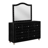 Deanna 5-piece Eastern King Bedroom Set Black 206101KE-S5