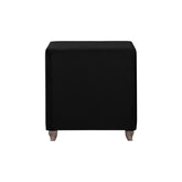 Deanna 2-drawer Rectangular Nightstand Black 206102